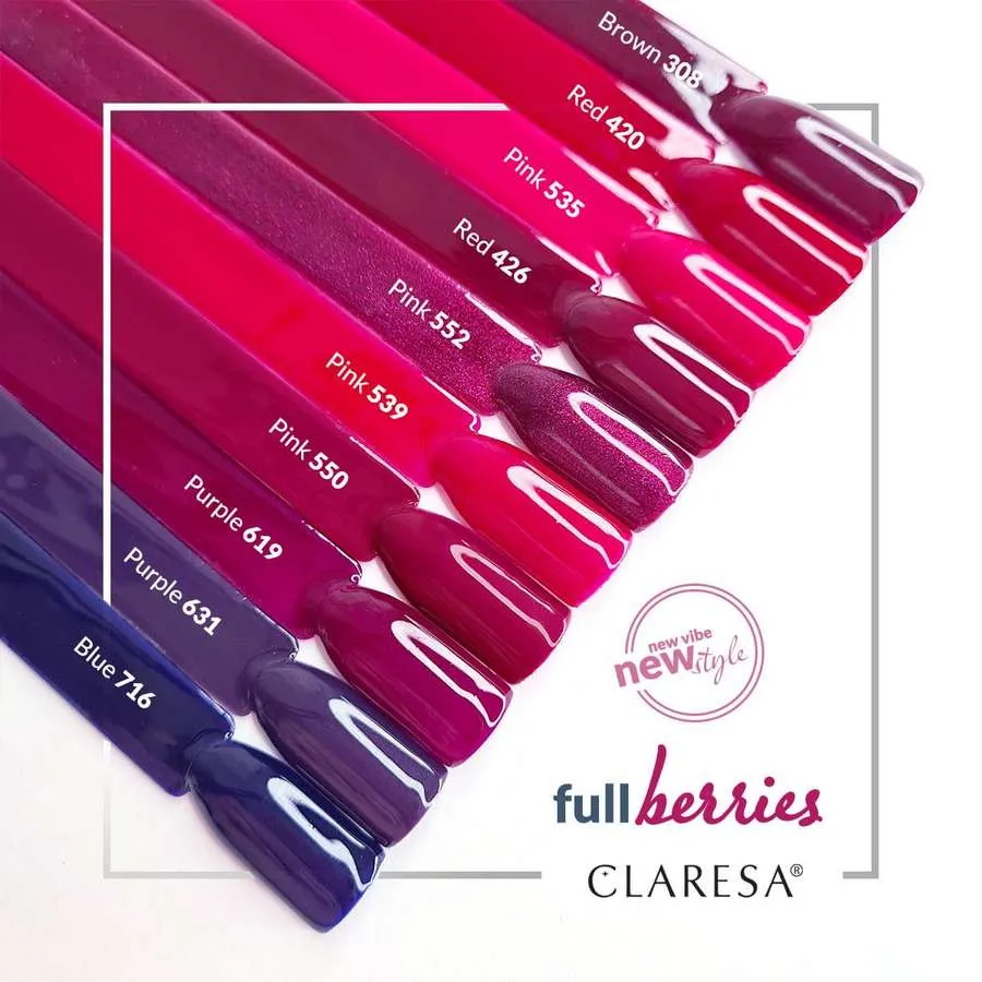 foto seleccion esmaltes claresa rainbow explosion