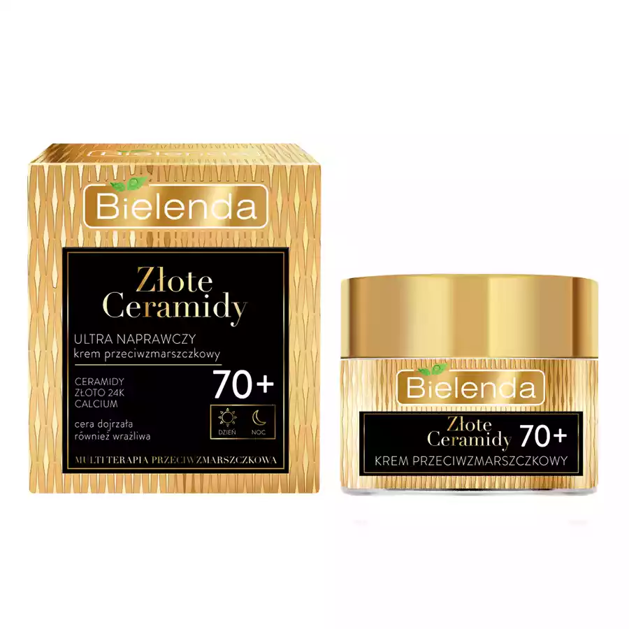 imagen crema reparadora 70 bielenda golden ceramides caja