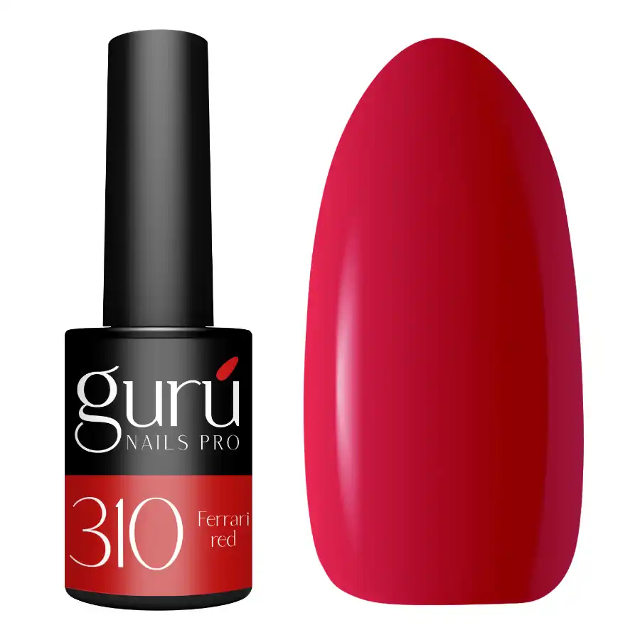 imagen esmalte semipermanente 310 ferrari red guru tip