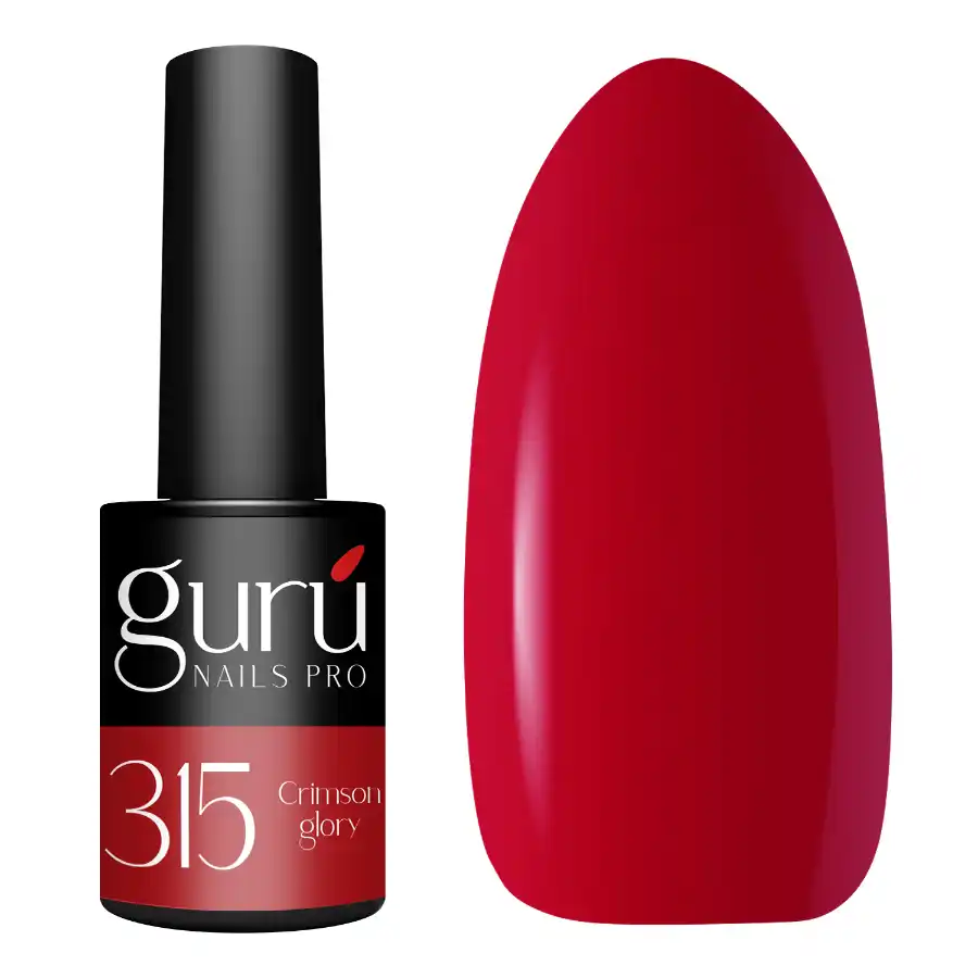 imagen esmalte semipermanente 315 crimson glory guru tip