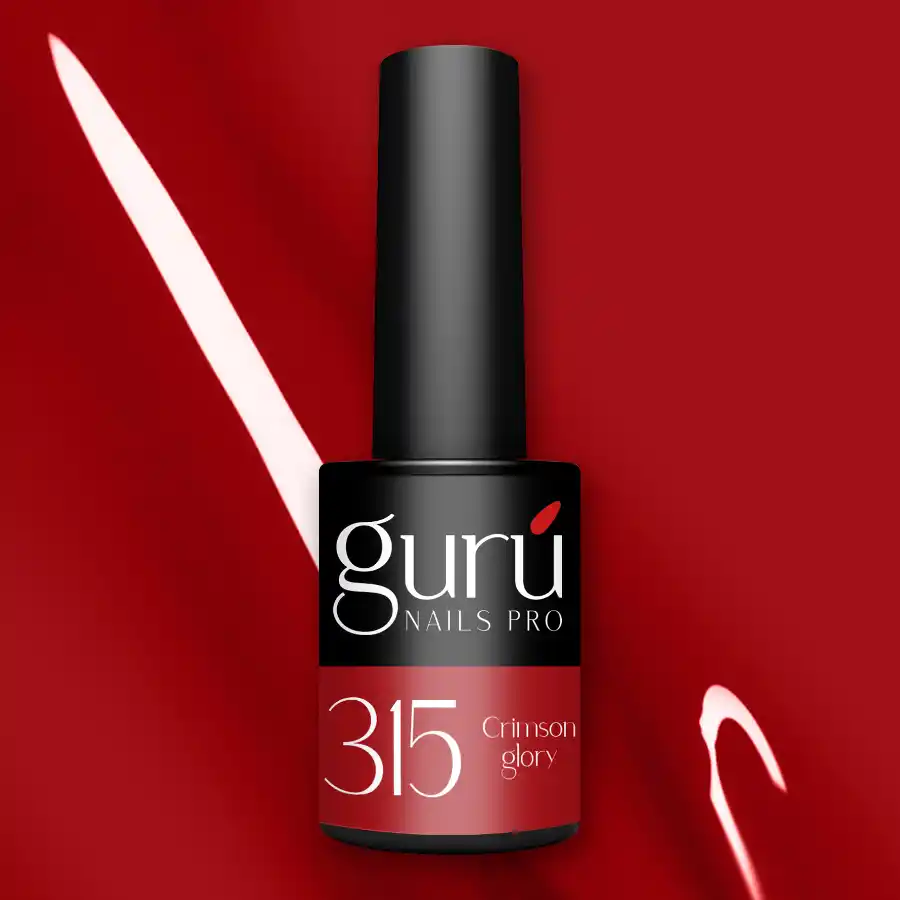 imagen esmalte semipermanente 315 crimson glory guru