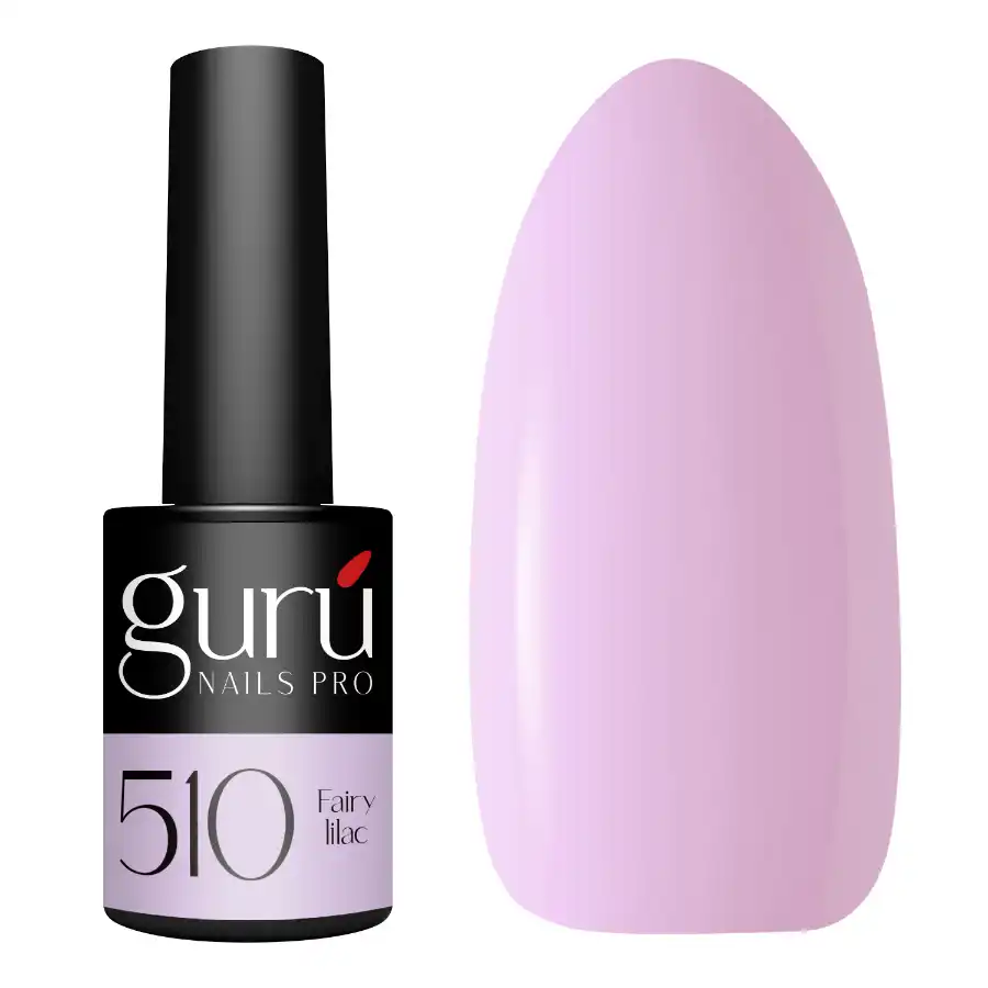 imagen esmalte semipermanente 510 fairy lilac guru tip
