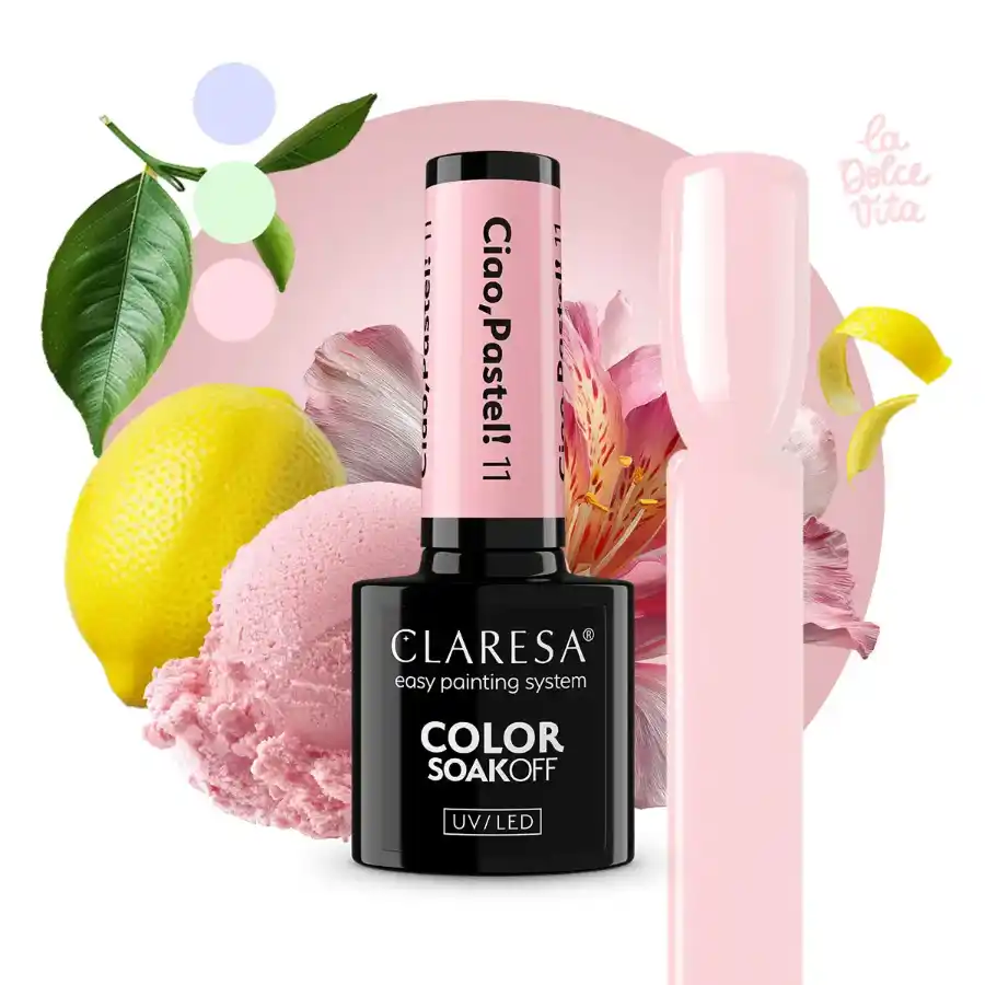 imagen esmalte semipermanente ciao pastel 11 claresa tip