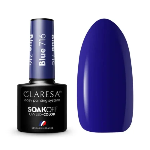 foto foto esmalte semipermanente azul claresa 716