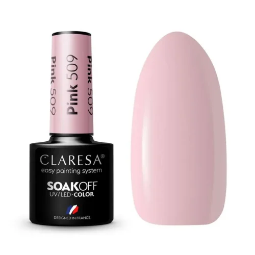 foto esmalte semipermanente rosa claresa 509