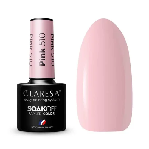 foto esmalte semipermanente rosa claresa 510