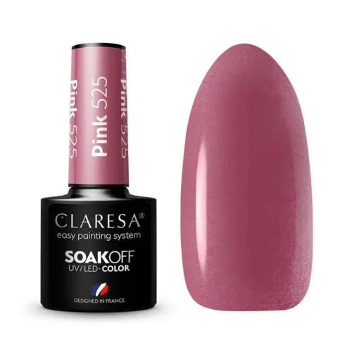 foto esmalte semipermanente rosa claresa 525