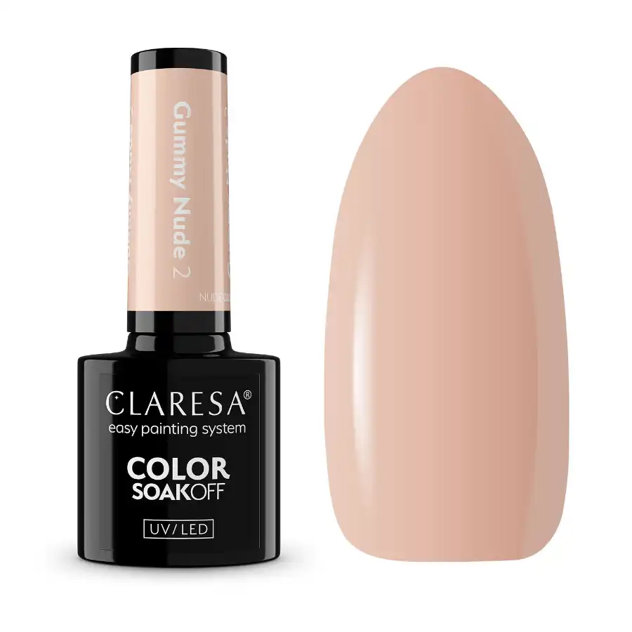 imagen esmalte semipermanente gummy nude 2 claresa