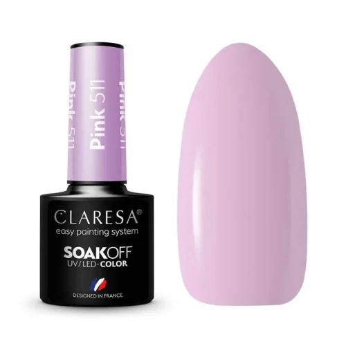 foto esmalte semipermanente rosa claresa 511