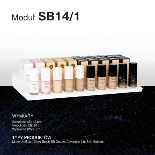 imagen expositor mesa bases y bb cream opcion 2 pierre rene