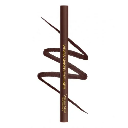 foto eyeliner en rotulador wings marron pierre rene