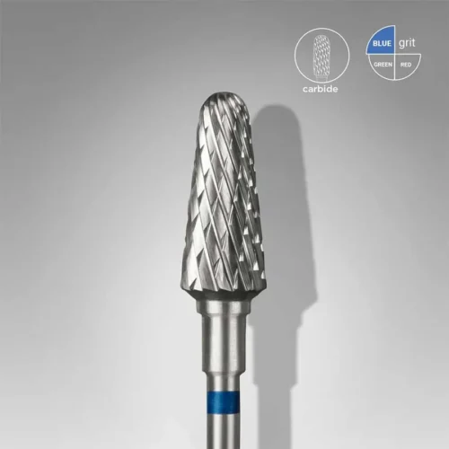 foto fresa carburo de tungsteno cono azul staleks