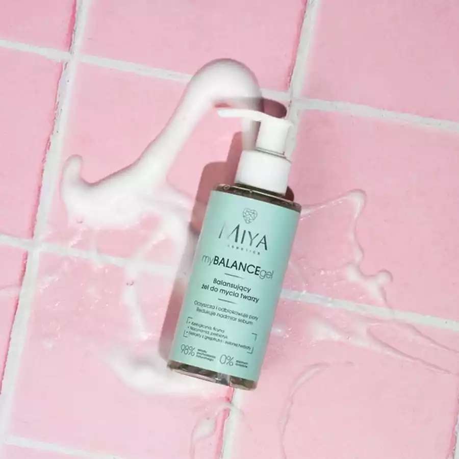 imagen gel limpiador piel grasa mybalancegel miya cosmetics textura