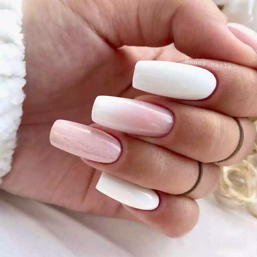 imagen guru manicura semipermanente 040 white cloud degradado
