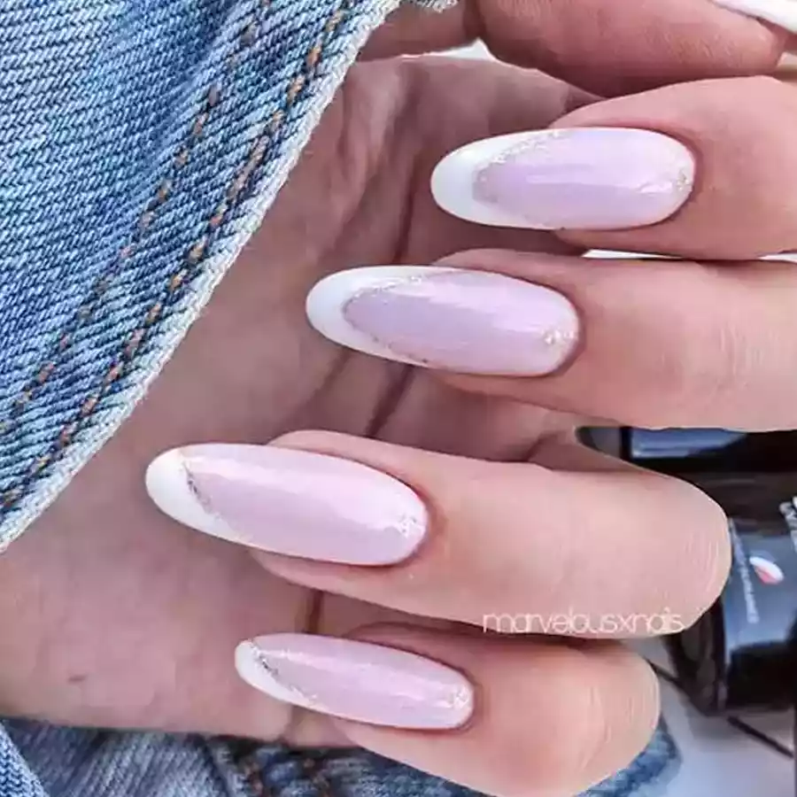 imagen guru manicura semipermanente 040 white cloud francesa