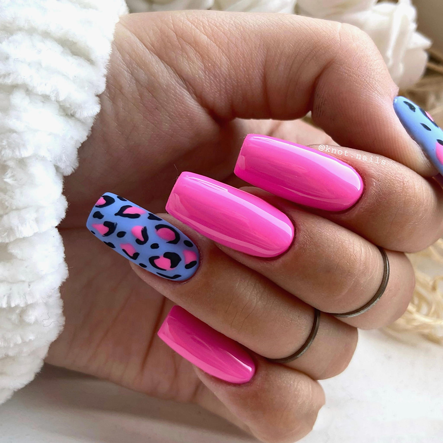 imagen guru manicura semipermanente 650 maya blue animal mate
