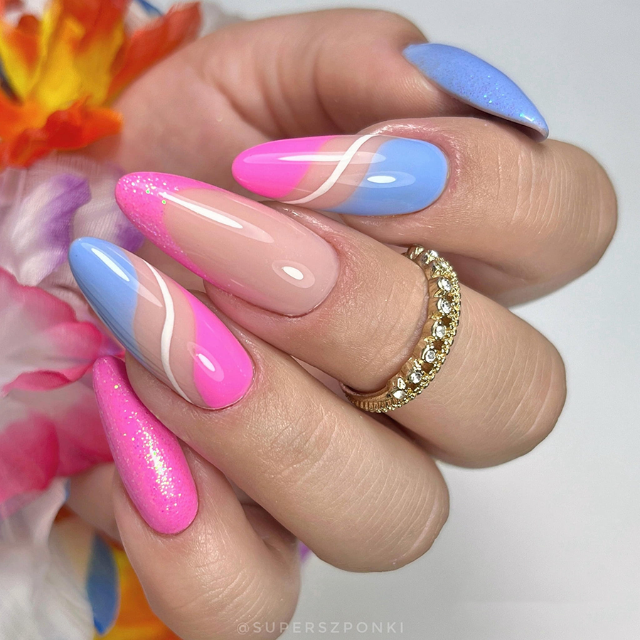 imagen guru manicura semipermanente 650 maya blue francesa