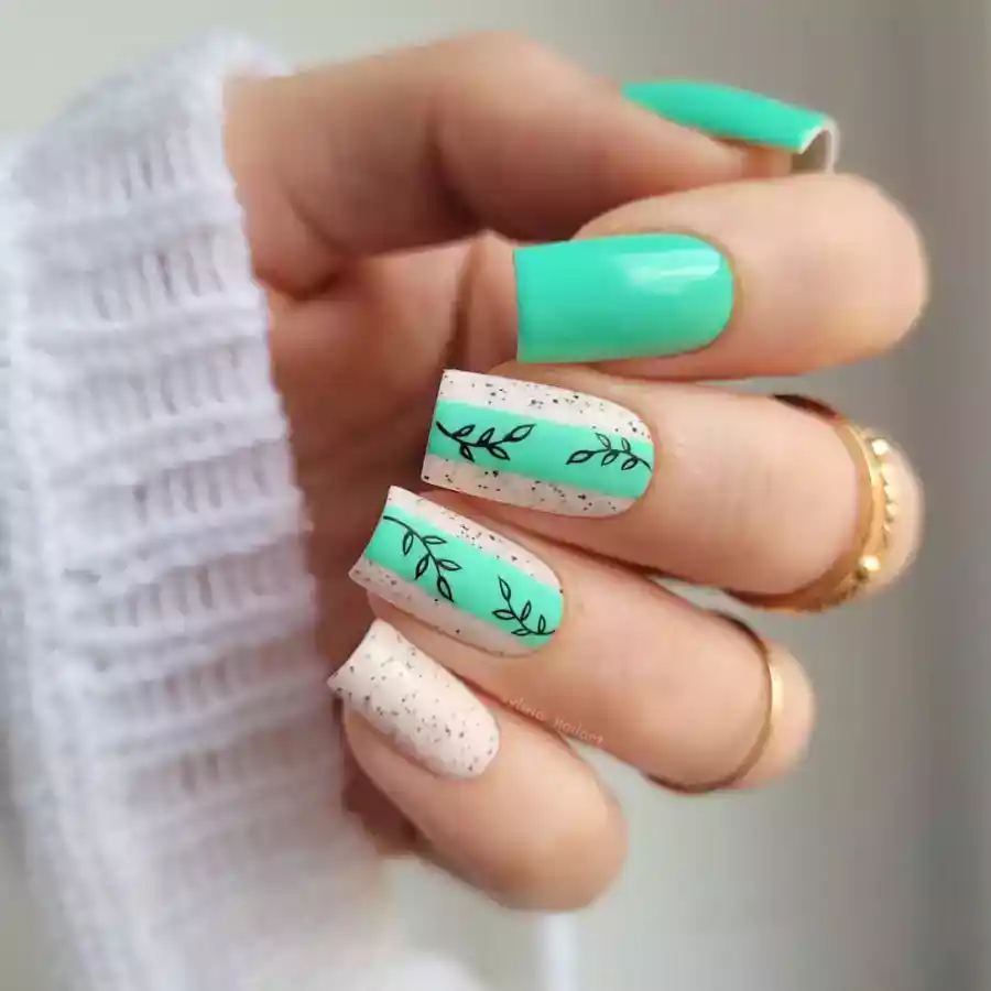 imagen guru manicura semipermanente 725 emerald lagoon diseño