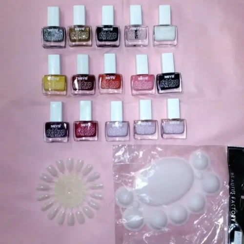 17 esmaltes Miyo Makeup y accesorios - Lote N215