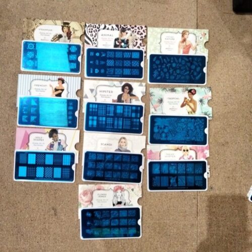 20 Placas stamping uñas MoYou - Lote N34