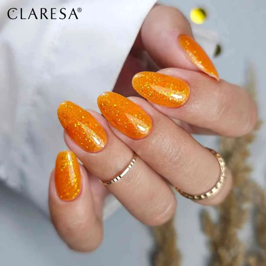 imagen manicura base semipermanente rainbow jello claresa amber detalle