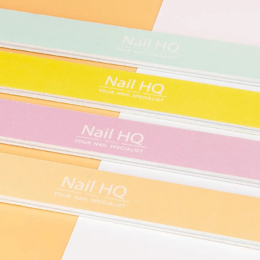 foto pack de 4 limas de uñas de colores nail hq 2