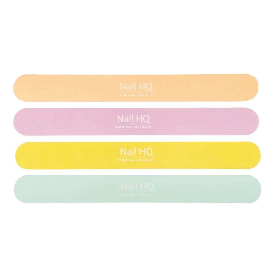foto pack de 4 limas de uñas de colores nail hq 3