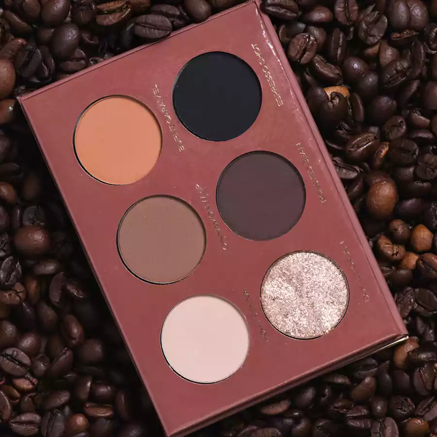imagen paleta de sombras mocha mousse espresso pierre rene abierta