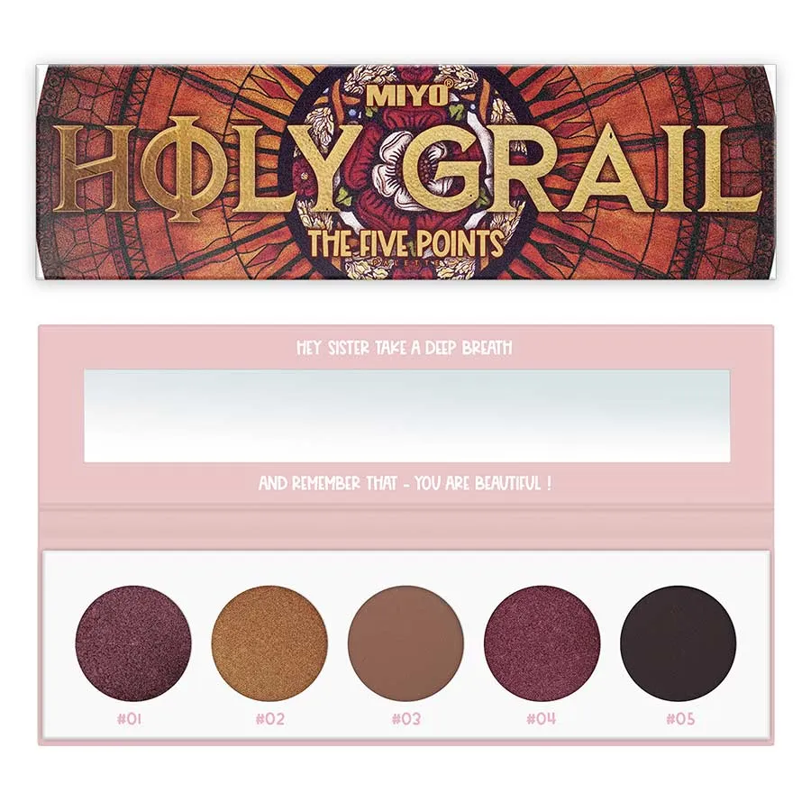 foto paleta de sombras five points miyo 16 holy grail