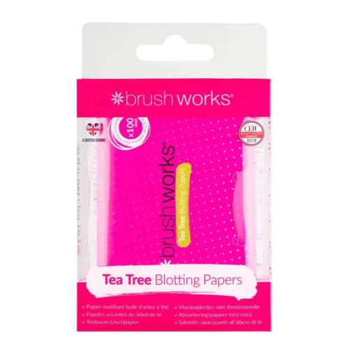foto papeles matificantes de arbol de te brushworks