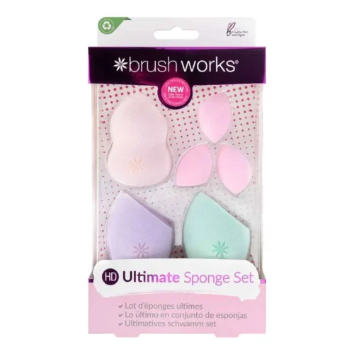 imagen set de 6 esponjas de maquillaje brushworks