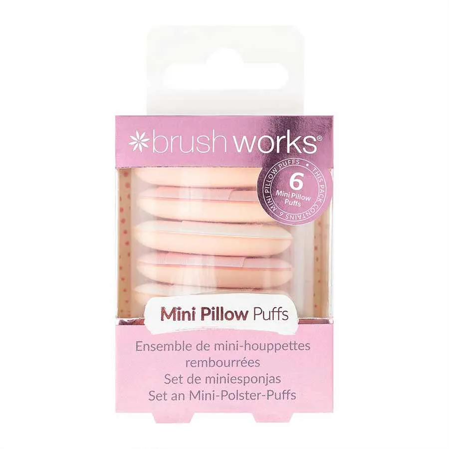 foto set de mini borlas de maquillaje brushworks