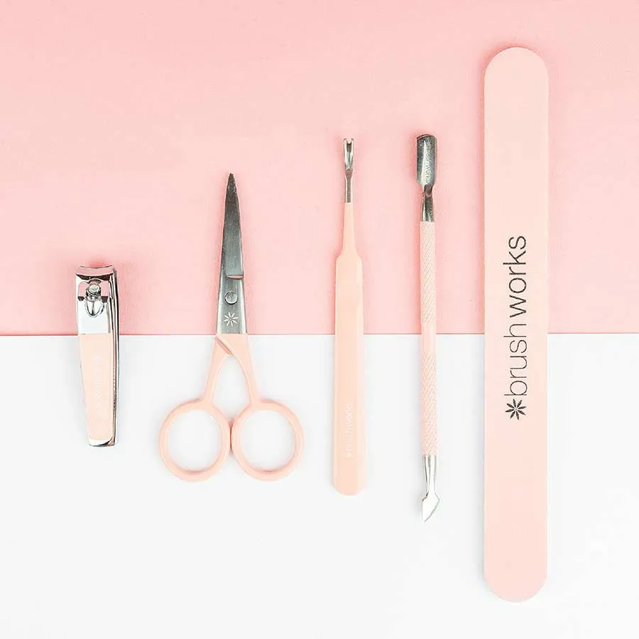 foto set de regalo cuidado de uñas de lujo brushworks 1