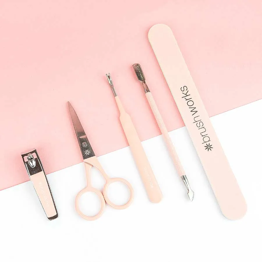 foto set de regalo cuidado de uñas de lujo brushworks 2