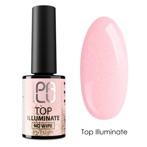 imagen top coat semipermanente illuminate no wipe palu