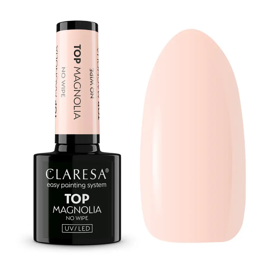 imagen top coat semipermanente magnolia no wipe claresa