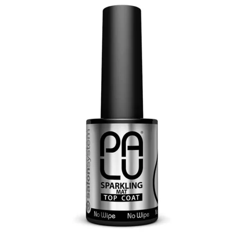 foto top coat semipermanente mate no wipe sparkling palu