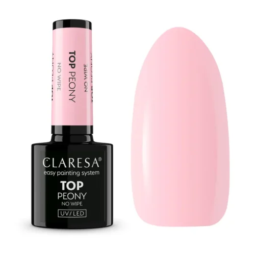 imagen top coat semipermanente peony no wipe claresa
